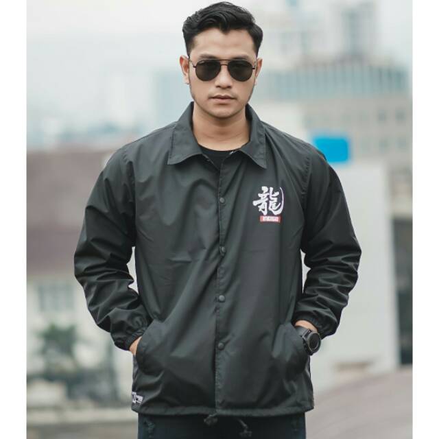 Jaket Coach Barong Jaket Parasut Pria Jakat Indigo