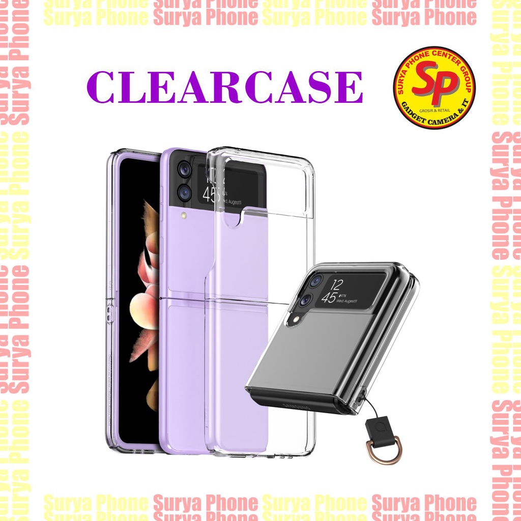 CLEARCASE SAMSUNG Z FLIP1 Z FLIP2 Z FLIP3 PREMIUM