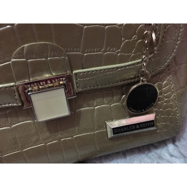 Tas Import behel croco CK charles & Keith