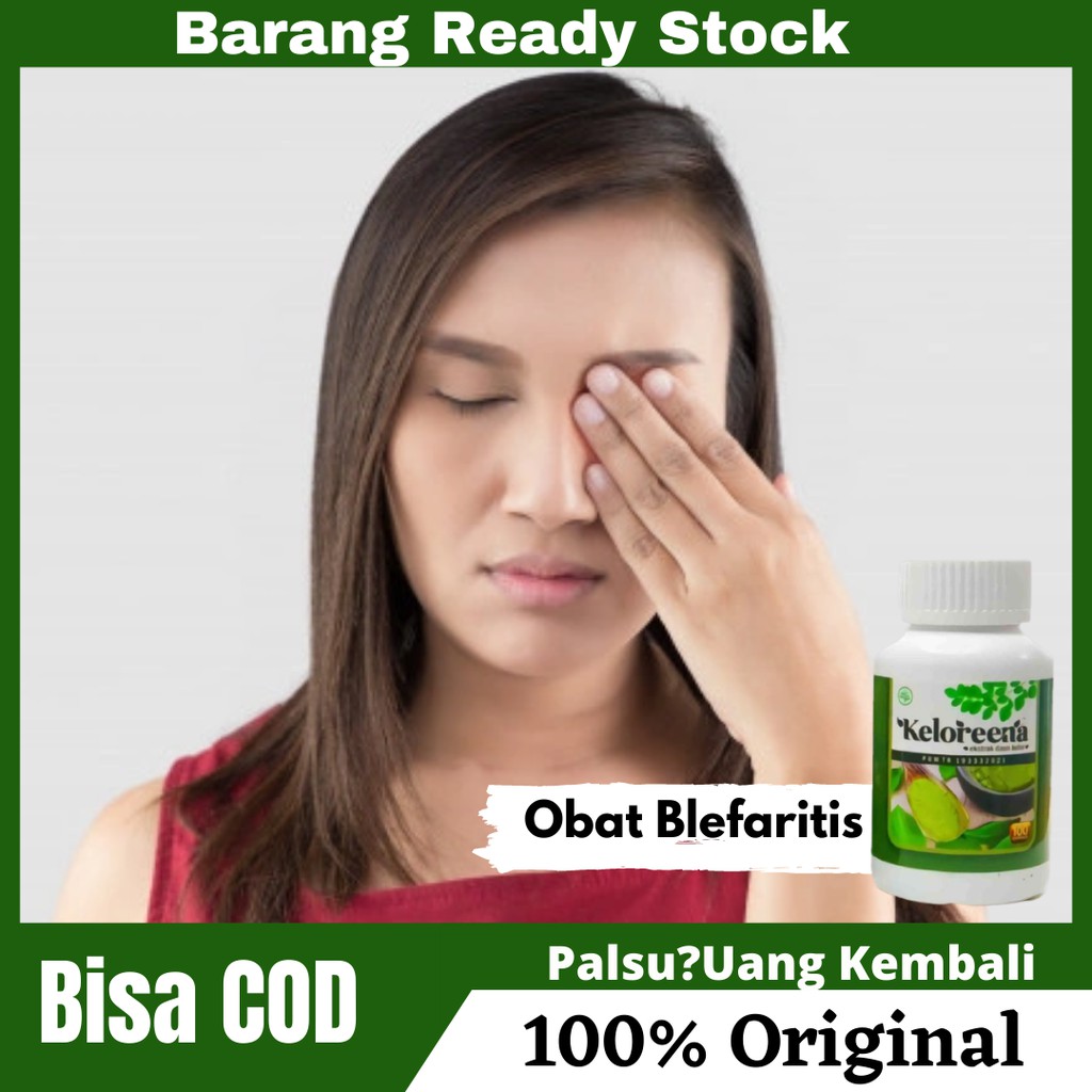 Obat Blefaritis - Peradangan Kelopak Mata - Kelopak Mata Bengkak - Mata Bintitan | KELOREENA Kapsul