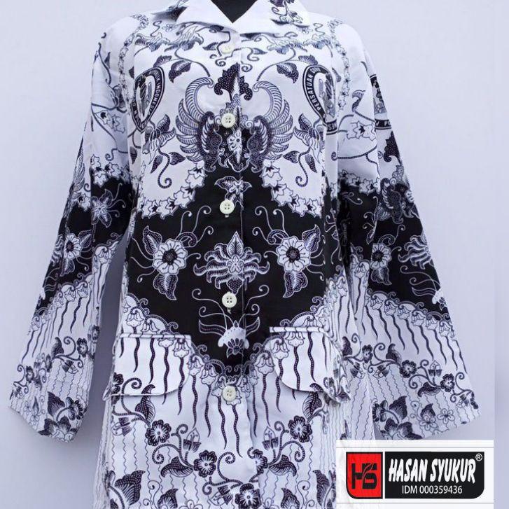 Modern.. BAJU PGRI BATIK 2020 kemeja pgri pria kemeja pgri wanita seragam batik guru batik pgri blou