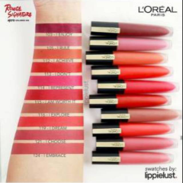 L'Oreal Lips Rouge Signature