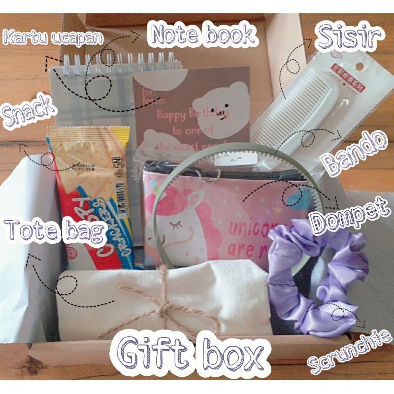 

GIFT BOX / KADO ULANG TAHUN UNTUK CEWEK/PACAR FREE KERTAS KADO
