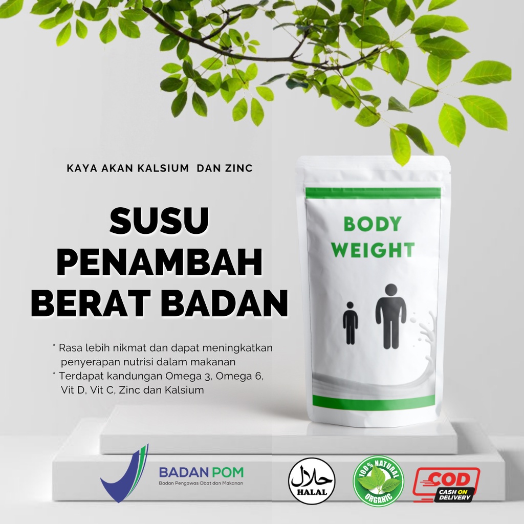 

SUSU PENAMBAH BERAT BADAN BODY WEIGHT GAINER obat tinggi badan super grow up bpom desawa ampuh alami