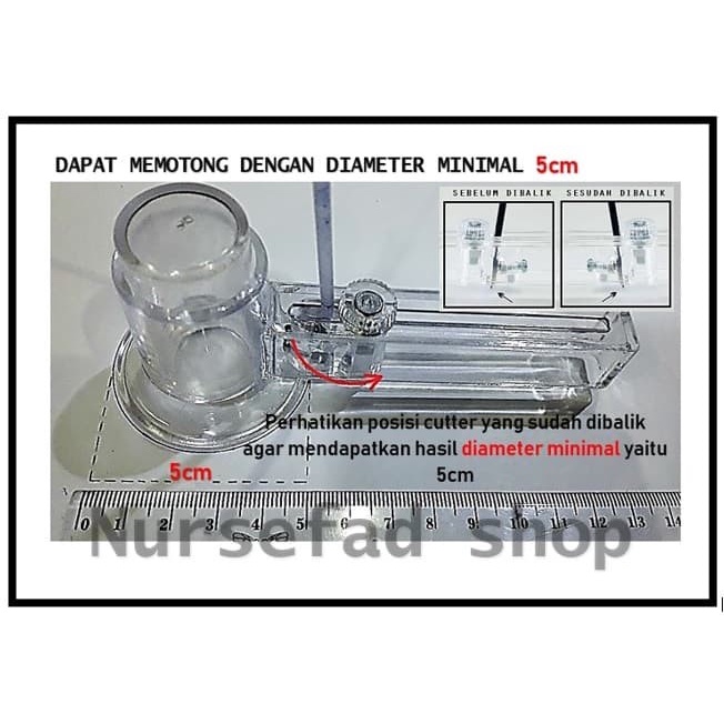 

Update Cutter Bundar / Karter Potong Bulat / Cutter Bulat / Pisau Lingkaran Hemat