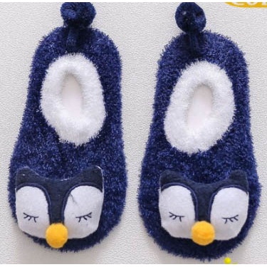 Sepatu Prewalker Kaos Kaki Korea Anak Bayi Kaos Kaki Bulu Lembut Motif Animal Baby Socks