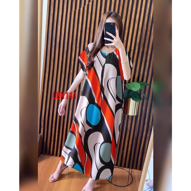 Daster long busui / daster resleting depan /daster long friendly/daster long dress kekinian/daster v