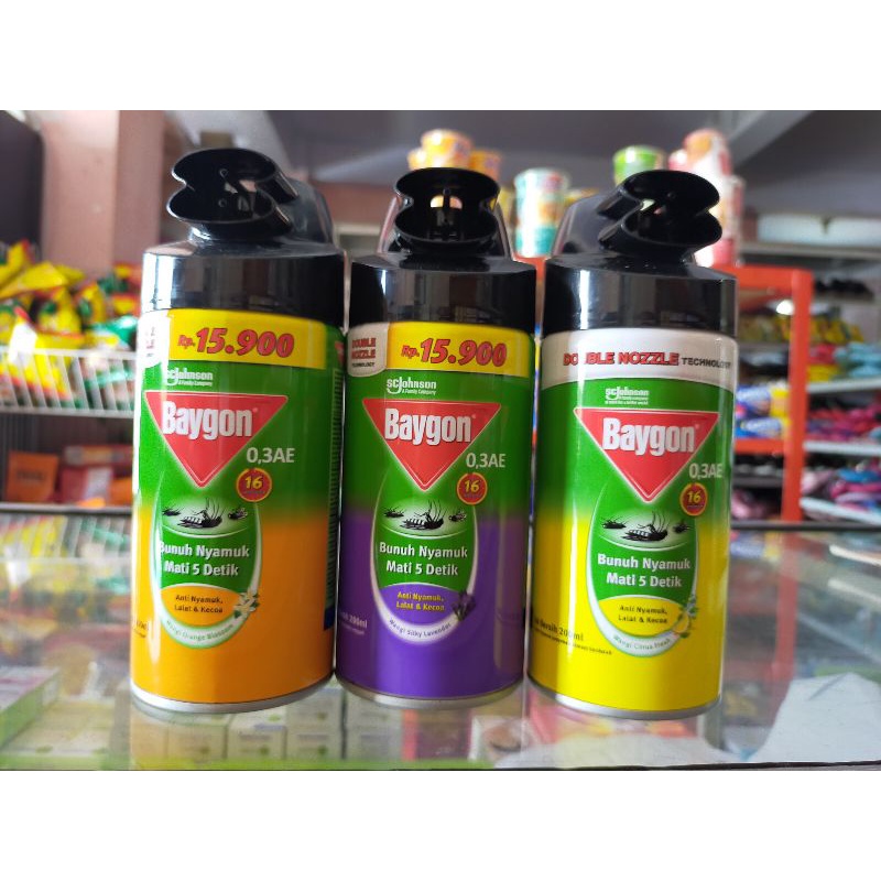 baygon obat nyamuk semprot 200ml varian random