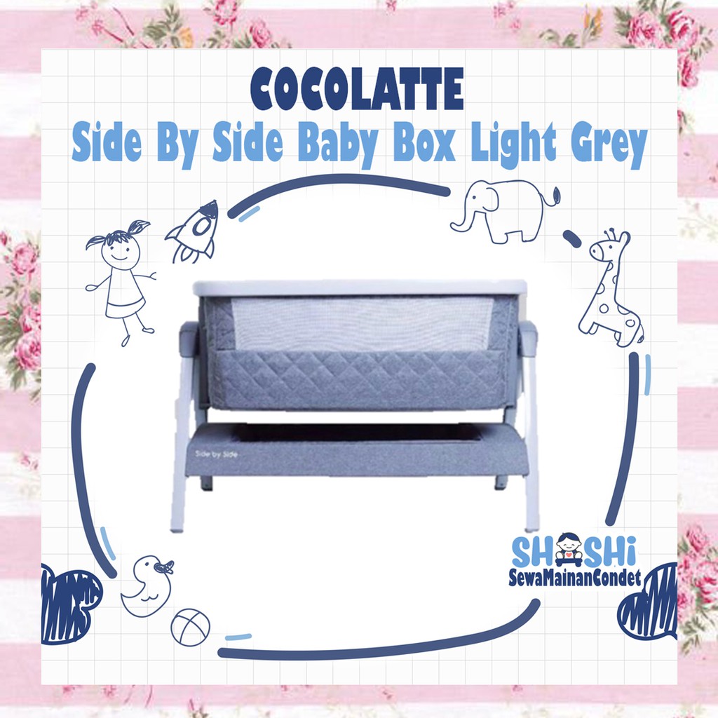 Sewa Cocolatte Side By Side Baby Box Light Gray