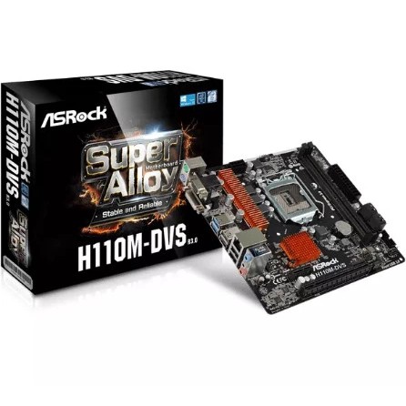 MOTHERBOARD ASROCK H110M-HDV R3.0 "ASROCK H110M-HDV"