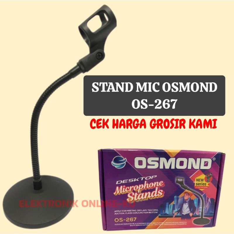 STAND MIC MEJA BESI + PER OSMOND OS-267