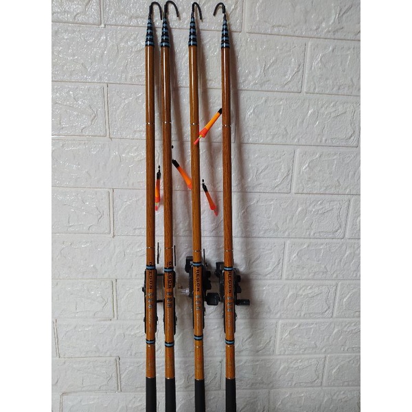 Joran Tegek Oregon Glugu Panjang 360 450 540 Set Kolong Realset