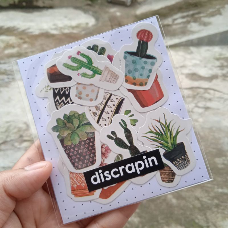 

(DSP) 22PCS STICKER KAKTUS STICKER JURNAL STICKER BUJO STICKER AESTETIC