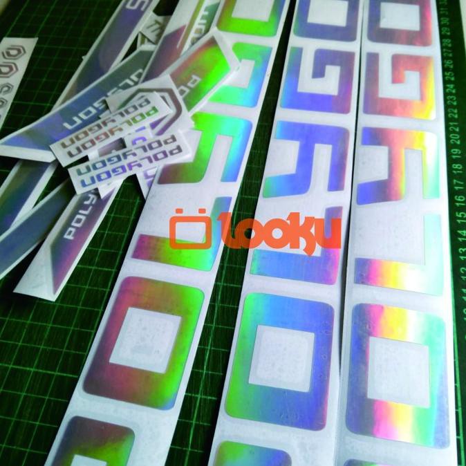 Sale Stiker Sticker Polygon Sepeda Strattos Holograme Frame Roadbike Sale