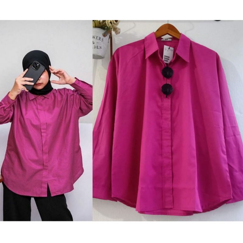 Kemeja wanita cewek leopard Jumbo bigsize jumbo