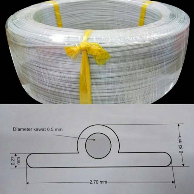 Kawat masker nose wire 1 roll