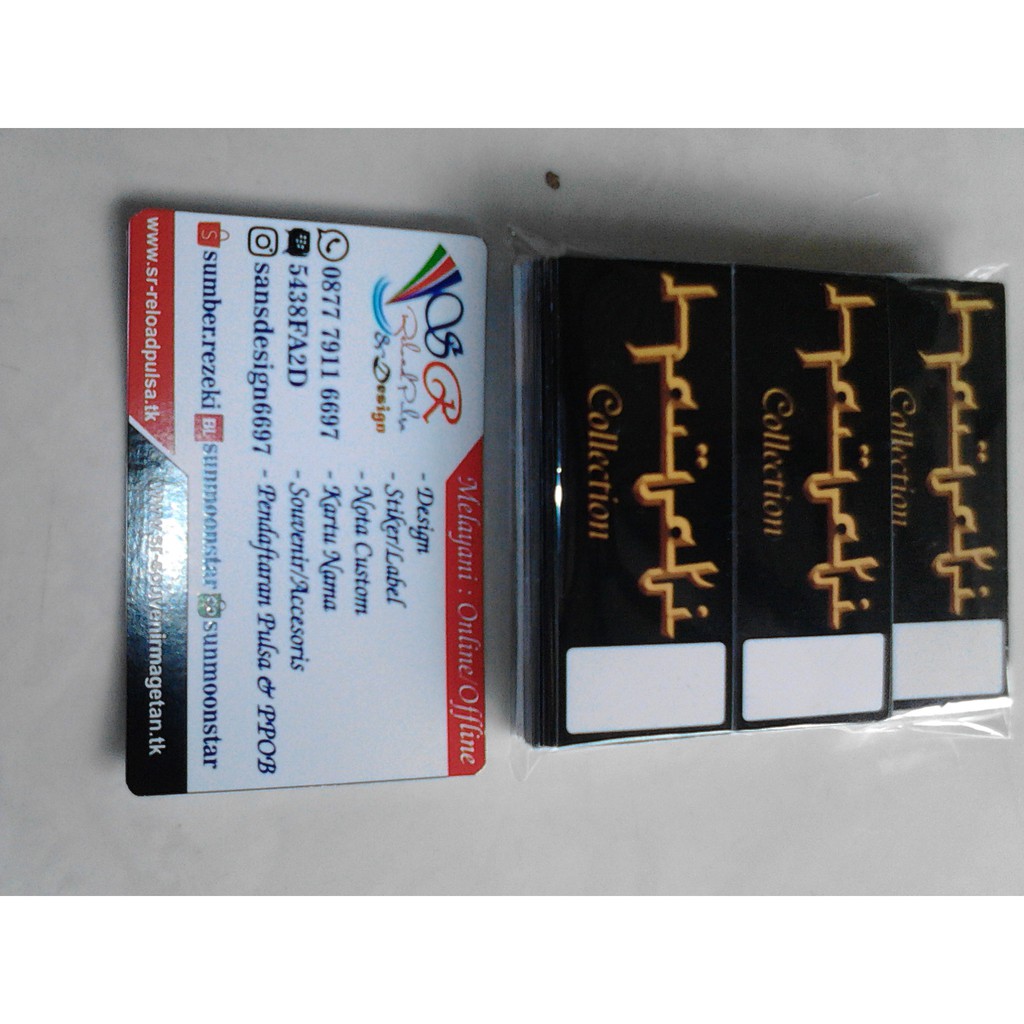 Hang tag/ label/ tag pakaian/label baju/ tag baju/ 1 sisi