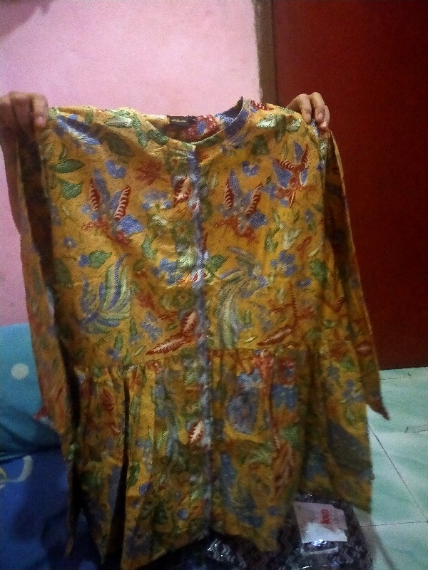 Blouse Batik Wanita // Peplum // Baju Batik Wanita Atasan Batik