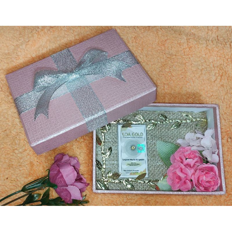 

Gift Box Decoration Kotak Kado Dekor Cantik Emas EOA GOLD Storage Serbaguna