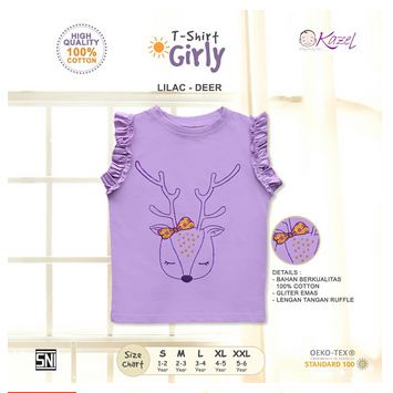 Kazel T-Shirt Girly Edition [ LILAC DEER ]