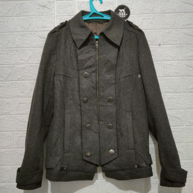 jaket wool PPFM (japanese streetwear) size XL