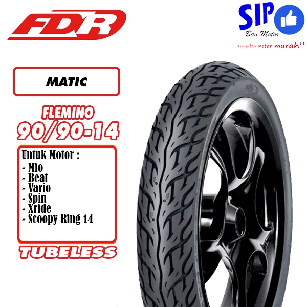 Ban motor matic FDR Flemino 90 90 14 Tubeless