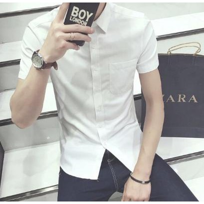 5Fgn Kemeja Cowo Kemeja Pria Kemeja Lengan Pendek Pria Trbaru Trmurah Tebal Rqu3
