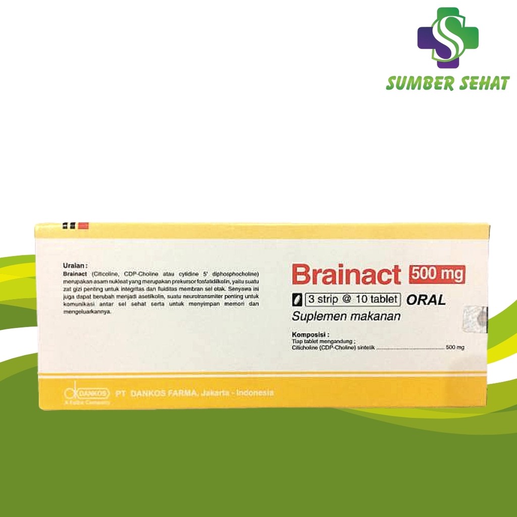 BRAINACT 500 MG BOX 30 TABLET