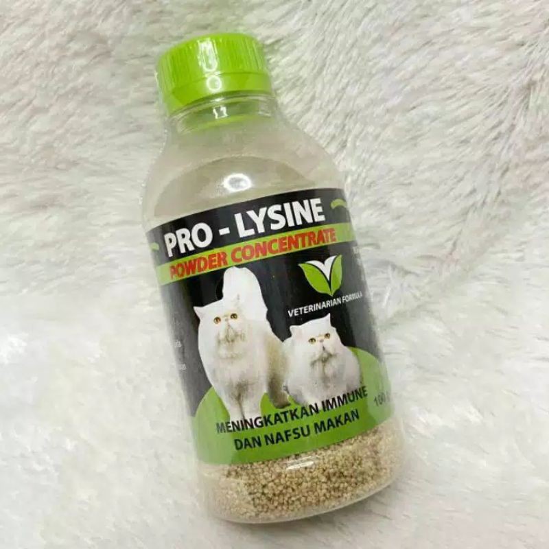 prolysine pro lysine 50gr penggemuk penambah nafsu makan kucing dan imun tubuh