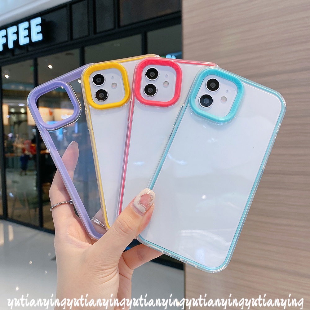 Soft Case Transparan Shockproof Cover Realme C25s C25 C15 C12 C21Y C25Y C21 C20 C20A C11 2021 5 5i 5S 6i C3