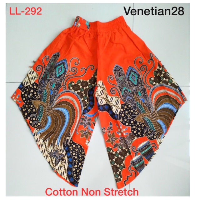  Celana  Kulot  Batik  Cotton Non Stretch L 292 Shopee  Indonesia