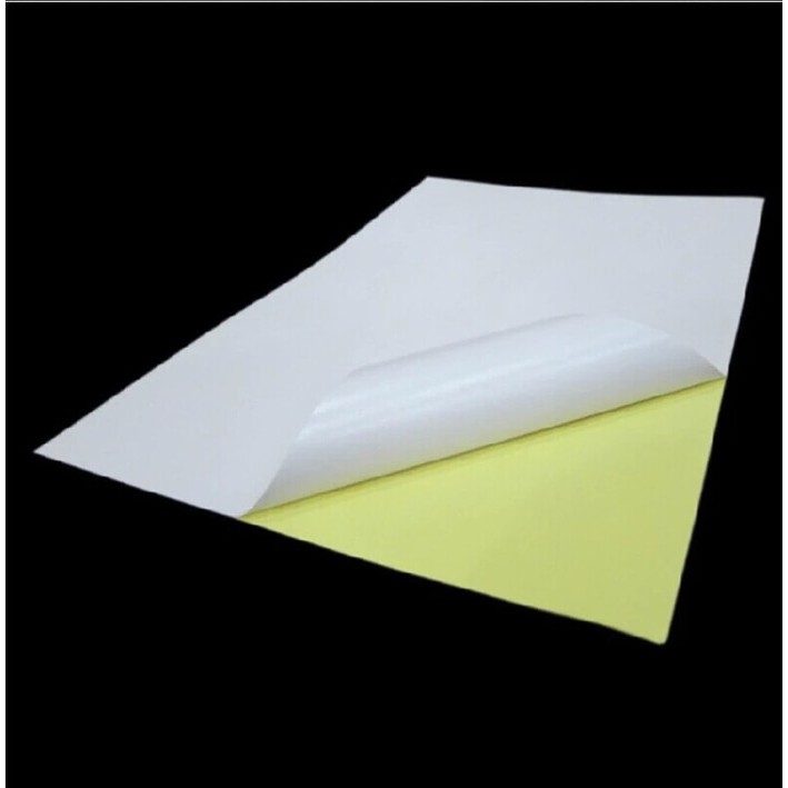 

Kertas Stiker A4 Bahan Cromo Sticker (100 lembar)