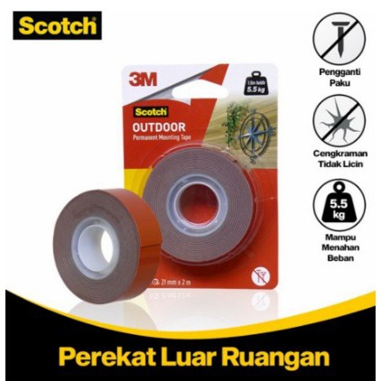 3M Scotch Double Tape Foam Tape VHB Mounting Outdoor 4011