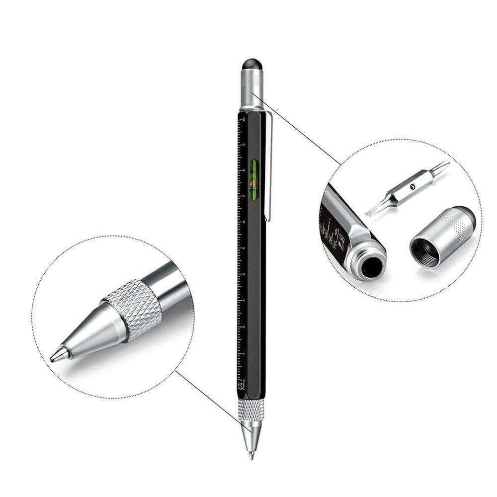 Populer Pen Multifungsi Alat Tukang Bangunan Obeng Layar Touch Ballpoint Pen