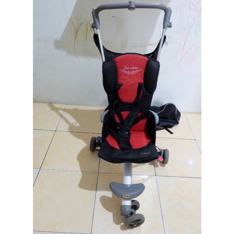 Stoller lipat cocolatte Icouple CL887 second preloved original stroller stoler