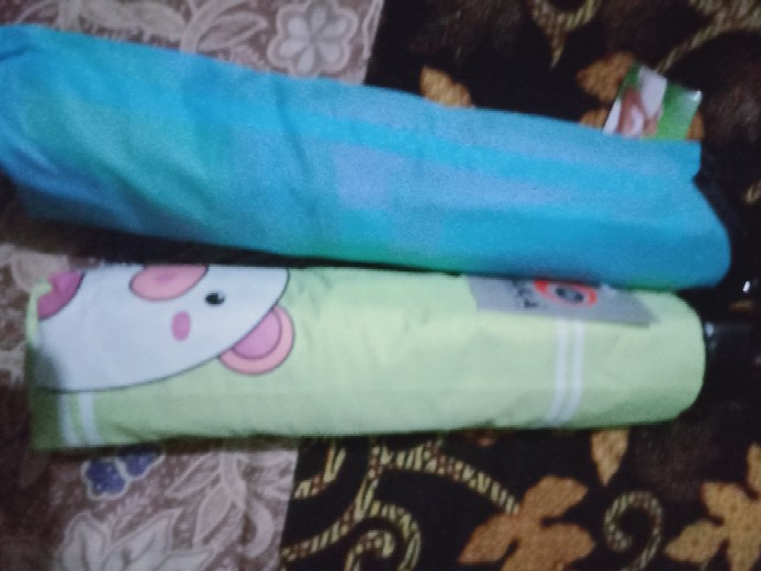 Payung Lipat 4 Fancy Karakter Piggy Anti Uv Merk Osaka Bw-118