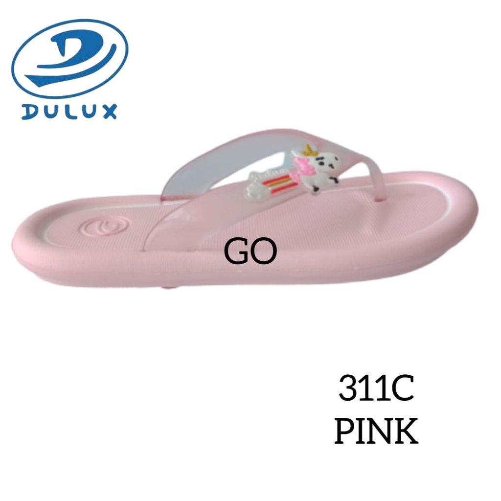 gof DULUX 311DC Sandal Jepit Anak Perempuan Motif Kuda Pony Flip Flop Sandal Anak Karakter Lucu