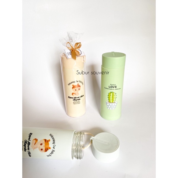 BOTOL KAKTUS POLOS KEMAS PLASTIK