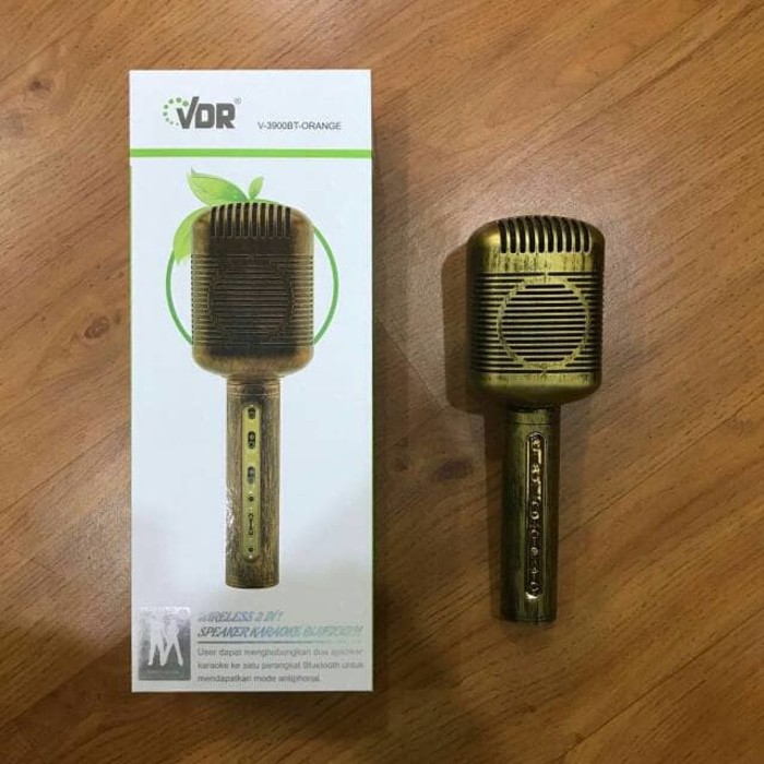 Mic Bluetooth Speaker Mp3 VDR Orange