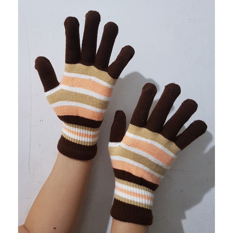 Sarung Tangan Motor Wanita / Pria Warna Bergaris