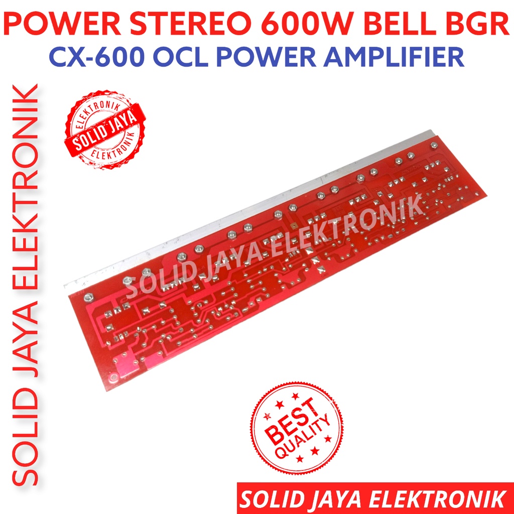 POWER STEREO 600W OCL CX600 AMPLIFIER AMPLI SOUND 600 WATT W OCL POWER AMPLIFIER SANKEN 2 CX 600 CX-600 BELL BGR