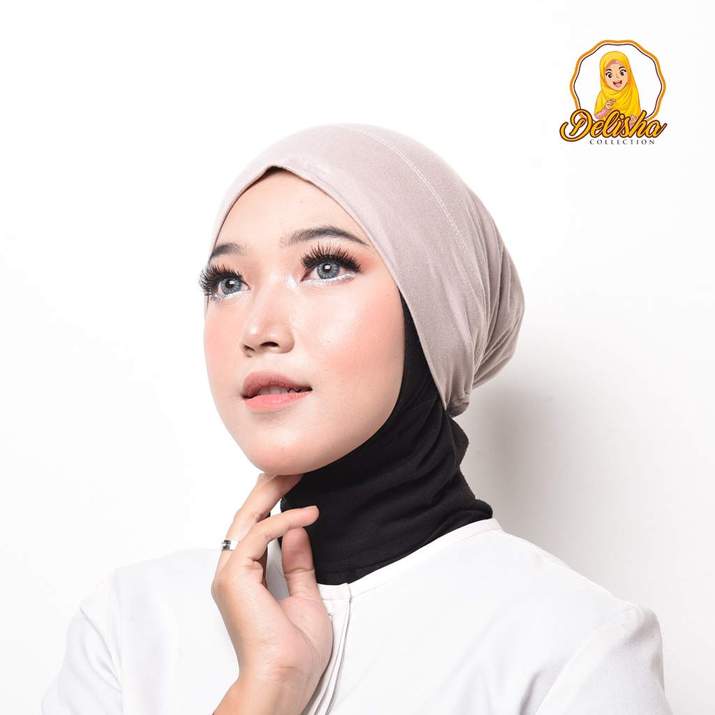 Inner Malaysia Kaos Premium / Ciput Turki Rayon Premium / Ciput Arab Kaos Premium / Ciput Kaos Polos Tali Belakang / Dalaman Kerudung / Ciput Tali Belakang / Dalaman Hijab Fashion Muslim