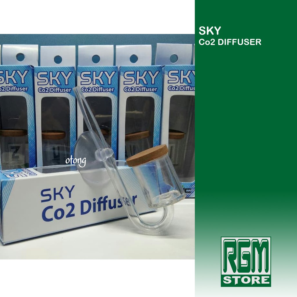 SKY Co2 diffuser difuser glass aquascape aquarium