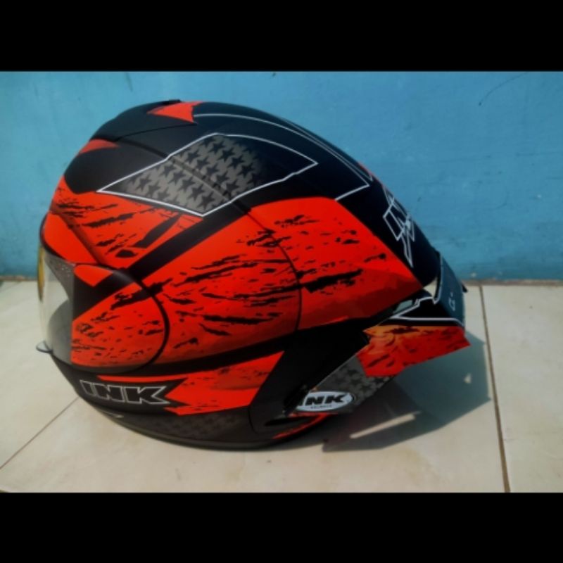 spoiler helm ink cl max seri 7 black red fluo