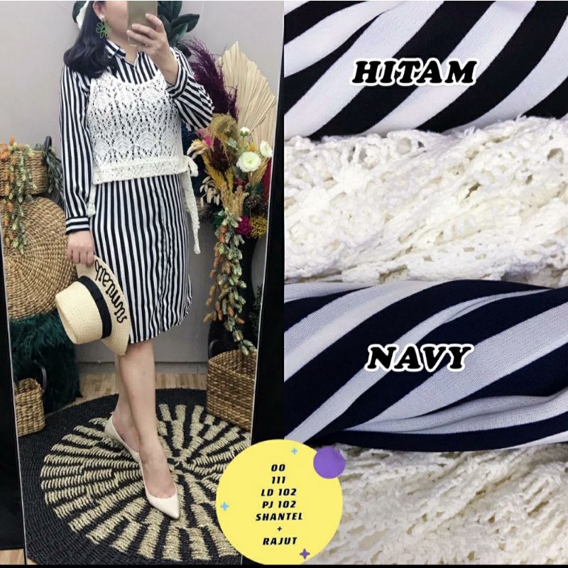 Long Tunik Rompi Rajut/Atasan Rompi Import