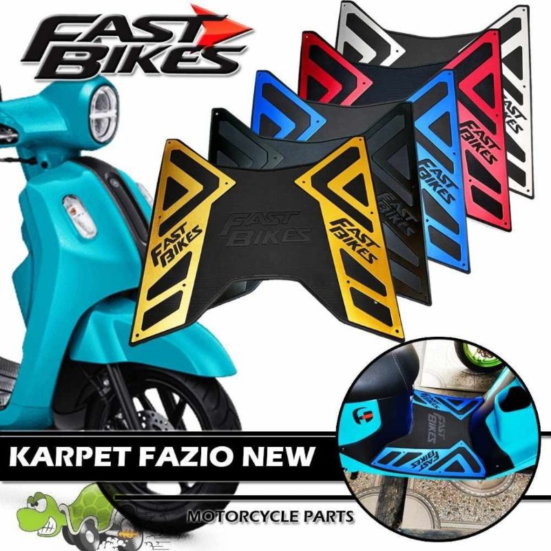 Plat Bordes Fazzio Karpet Yamaha Fazzio Full Cnc Fastbikes Best Quality