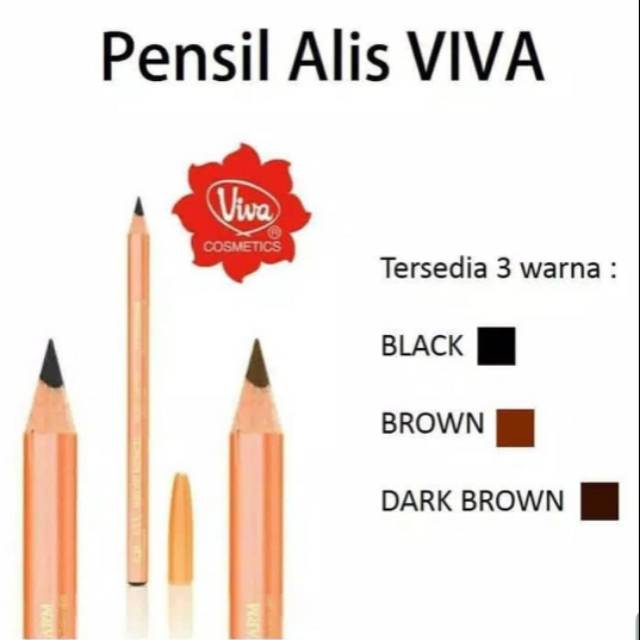 Pensil Alis Viva 100% Original