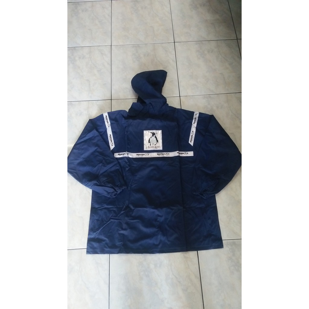 JAS HUJAN PENGUIN jaket dan celana kombinasi CX 7 size XXL