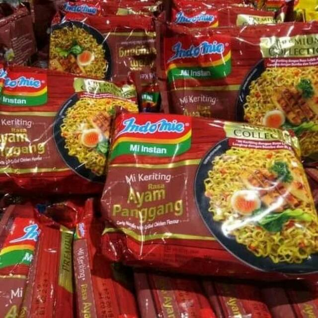 

Indomie Mie keriting rasa ayam panggang premium Curly Noodle