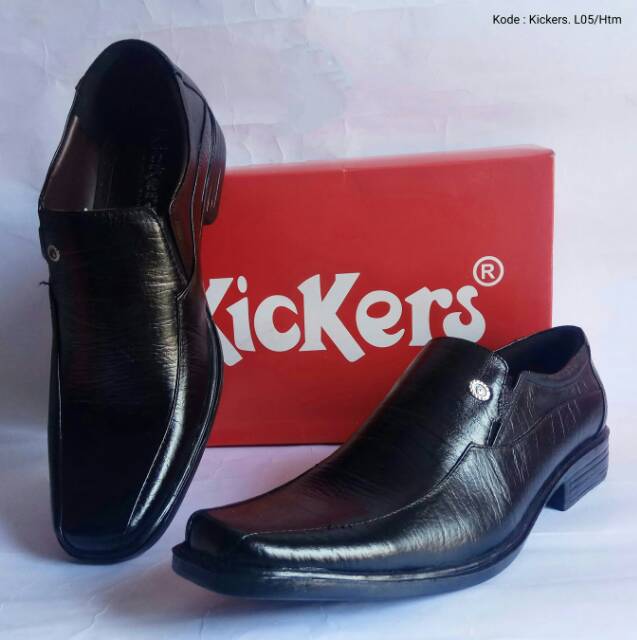 SEPATU PANTOFEL PRIA KULIT ASLI KICKERS